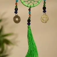 Брелок &laquo;Ловец снов&raquo;, 4&times;15 см, светло-зелёный