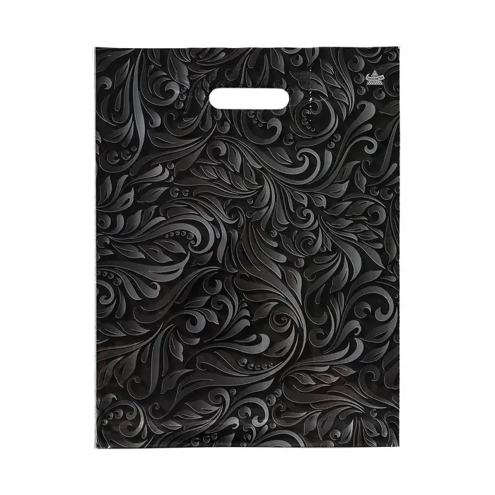 Пакет &laquo;Винтажные узоры&raquo;, полиэтиленовый с вырубной ручкой, 30&times;39.5 см, 60 мкм