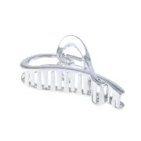 Краб для волос "Хилман" сердце, 11,5 см, серебро