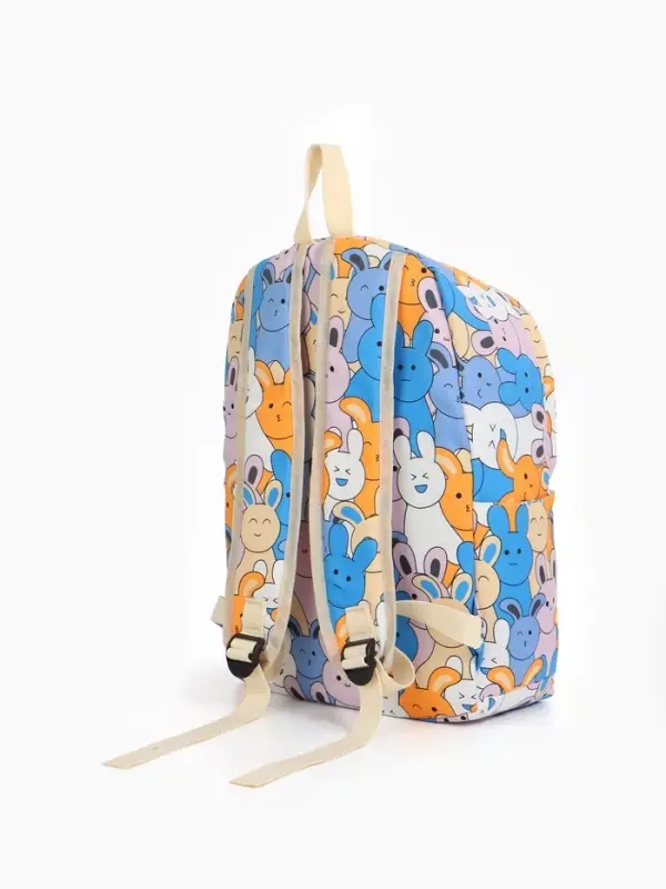 Рюкзак школьный &laquo;Зайки&raquo;, с пеналом, 29&times;12&times;41 см, разноцветный