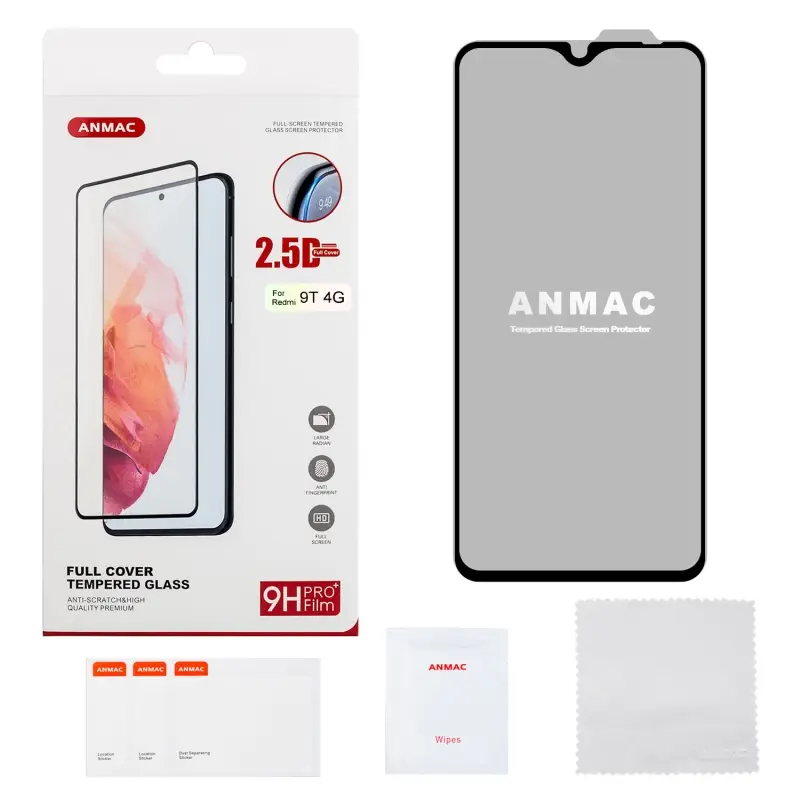 Защитное стекло Xiaomi Redmi 9T 4G Full Cover ANMAC Арт.1137358 Защитное стекло Xiaomi Redmi 9T 4G Full Cover ANMAC Арт.1137358