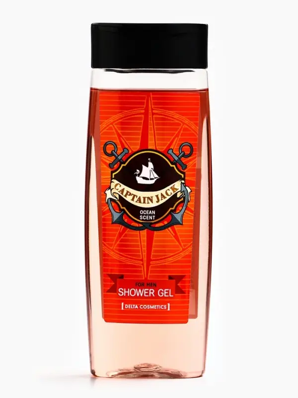 Подарочный набор мужской Captain Jack Ocean Scent: гель для душа 250 мл + шампунь 250 мл