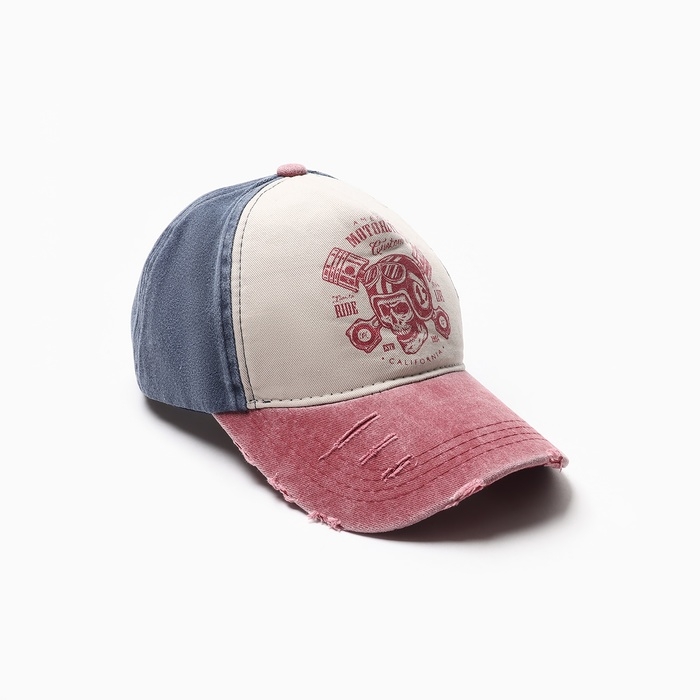 Кепка мужская MINAKU  Кепка мужская MINAKU "Motorcycler", цвет синий, размер 56-58