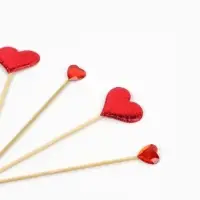Шпажки "Сердечки" (набор 6 шт)