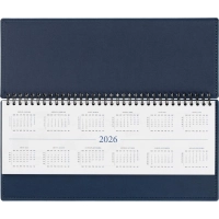 Планинг датированный 2026, синий 303х150 мм, 120 стр,АТТАСНЕ Вива