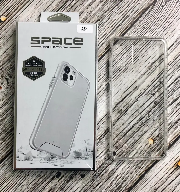 Чехол SPACE Samsung A51 противоударный прозрачный Чехол SPACE Samsung A51 противоударный прозрачный