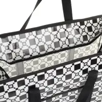 Сумка хозяйственная на молнии, 35 л, 50&times;20&times;35 см, чёрная