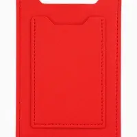 Обложка 3в1 для автодокументов, СТС, права, карта, 9&times;0.3&times;12.5 см, красная
