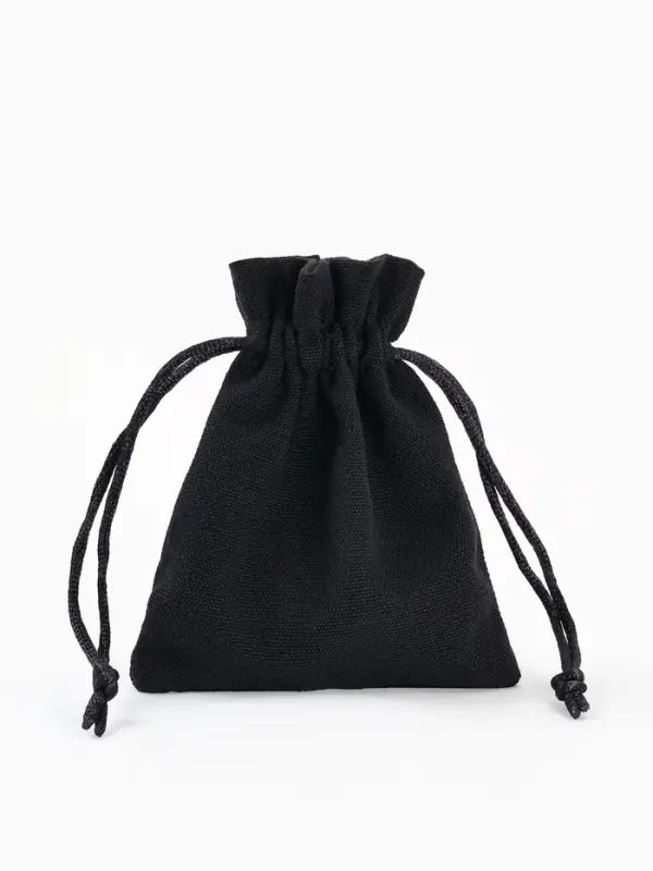 Набор мешочков подарочных 50 шт. &laquo;Хлопок&raquo;, 10&times;12 см, цвет чёрный (10832334)