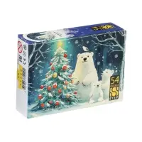 Пазл «Новогодние истории», 54 элемента, МИКС