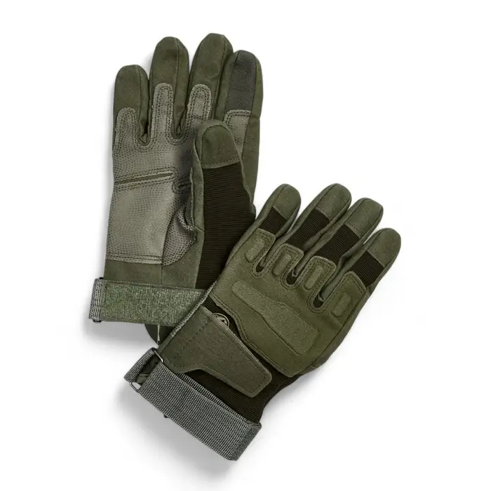 Перчатки тактические мужские Storm tactic с защитой суставов, размер - M, хаки