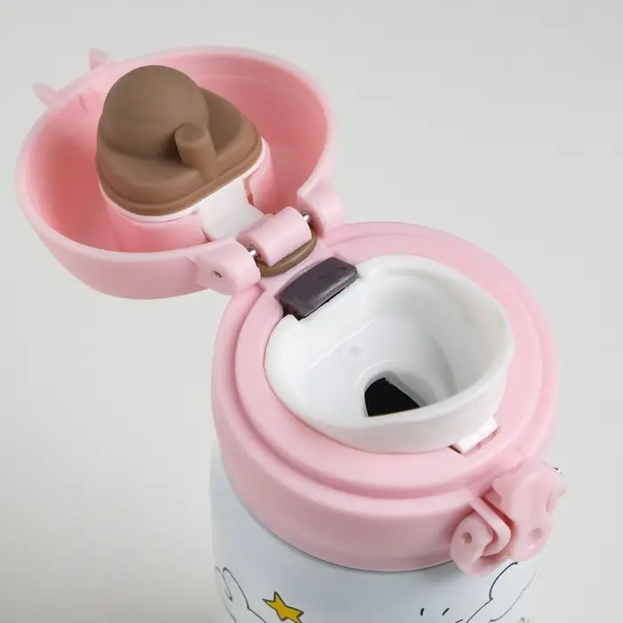 Термос, 300 мл, Compact Термос, 300 мл, Compact "Милые единорожки", сохраняет тепло 10 ч, 6.5х17 см, микс