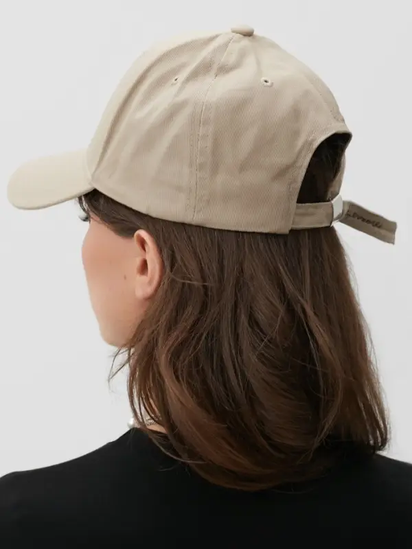 Бейсболка с надписями MINAKU, бежевая, размер 56-58