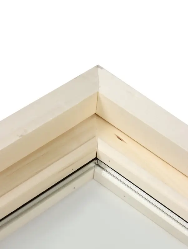 Окно, 60×60см, однокамерный стеклопакет, осина Окно, 60×60см, однокамерный стеклопакет, осина