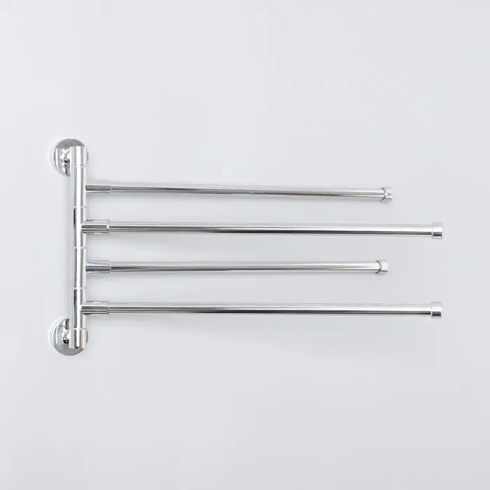 Держатель для полотенец с 4-мя поворотными панелями, Accoona A121-4, хром