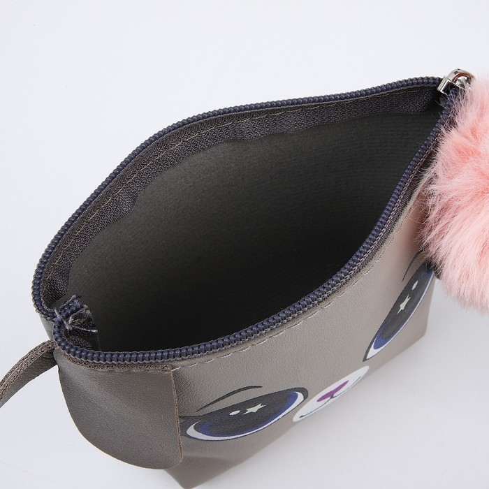 Сумка детская для девочки трапеция «Зайка» с хвостиком, 18х15х3.5см Сумка детская для девочки трапеция «Зайка» с хвостиком, 18х15х3.5см