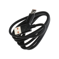 Кабель Eltronic Type-C - USB, 2.4 А, 1 м, зарядка + передача данных, пакет, черный