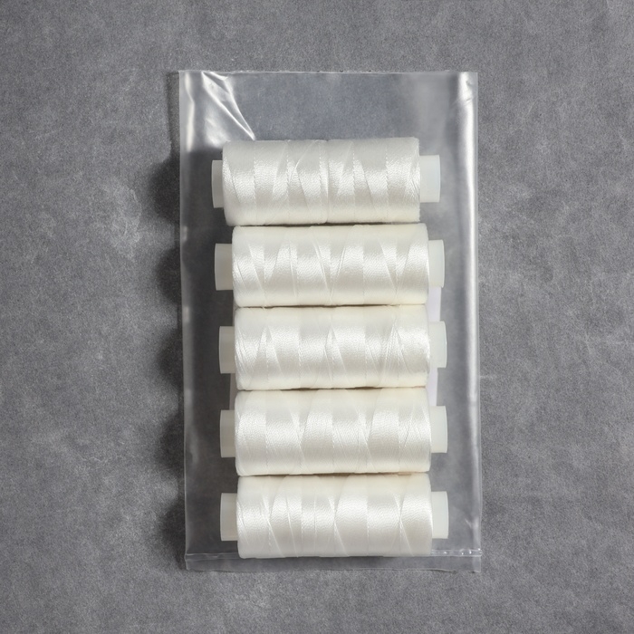 Нитки 50К, 200 м, цвет белый №0101, цена за 1 штуку Нитки 50К, 200 м, цвет белый №0101, цена за 1 штуку