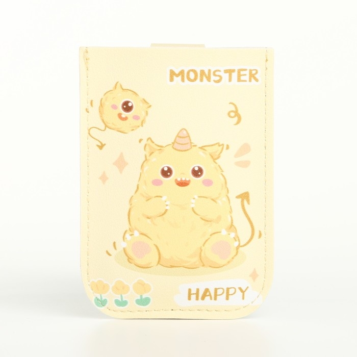 Картхолдер на кнопке, цвет жёлтый Картхолдер на кнопке, цвет жёлтый