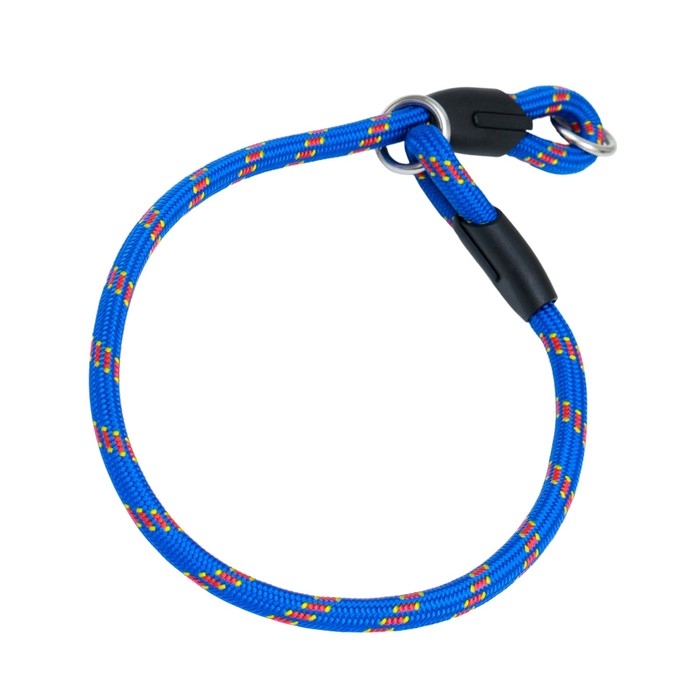Ошейник - удавка для собак, 0,8 х 45 см, сине-красный Ошейник - удавка для собак, 0,8 х 45 см, сине-красный