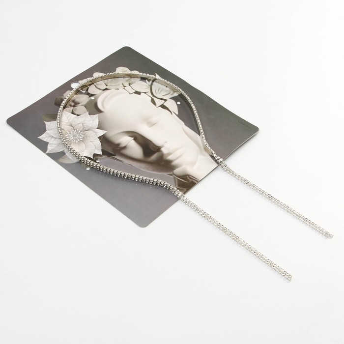 Ободок для волос со стразами «Ты прекрасна» 0.5 х 12 х 21 см Ободок для волос со стразами «Ты прекрасна» 0.5 х 12 х 21 см