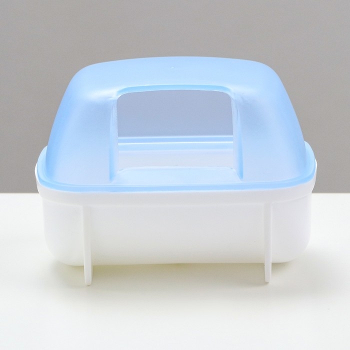 Туалет для грызунов Туалет для грызунов "Пижон", 10,2 х 7,2 х 7,2 см, синий