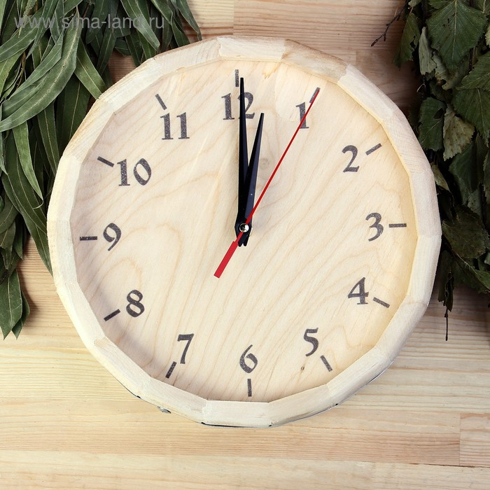 Часы банные бочонок  Часы банные бочонок "Классические"