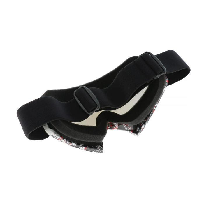 Очки-маска для езды на мототехнике, стекло сине-фиолетовый хамелеон, черно-красные, ОМ-25 Очки-маска для езды на мототехнике, стекло сине-фиолетовый хамелеон, черно-красные, ОМ-25