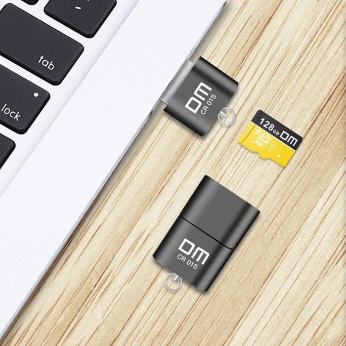 Картридер mini Luazon LNCR-012 для microSD TF, USB 2.0, скорость 480 Мбит/с, черный Картридер mini Luazon LNCR-012 для microSD TF, USB 2.0, скорость 480 Мбит/с, черный