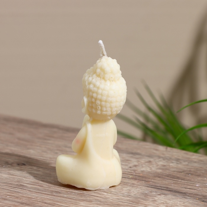 Свеча  Свеча "Будда" 4х4х8 см, соевый воск