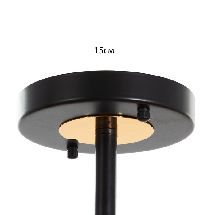 Люстра Люстра "Нестер" 5хLED 130Вт 3000-6000К черно-золотой 80х80х35 см BayerLux