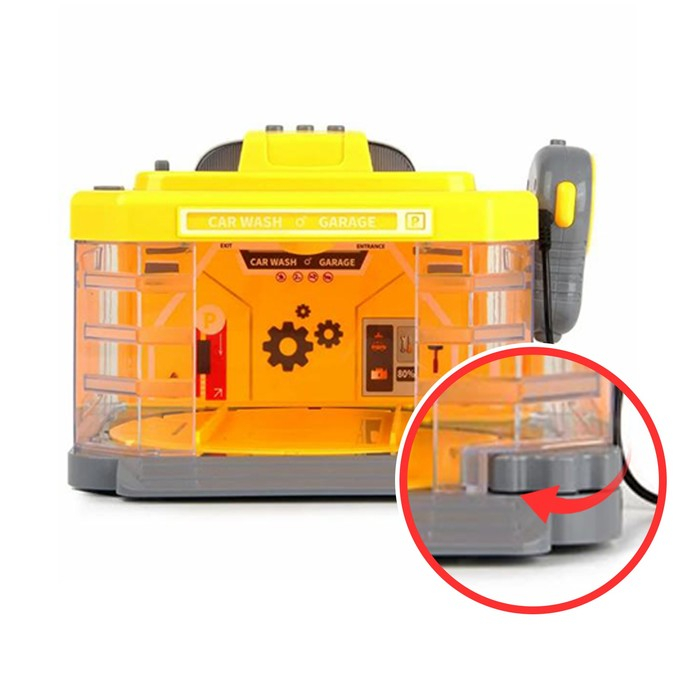 Парковка-автомойка «Стройка», с машинкой и рацией, поливает водой, свет и звук, машина МИКС Парковка-автомойка «Стройка», с машинкой и рацией, поливает водой, свет и звук, машина МИКС