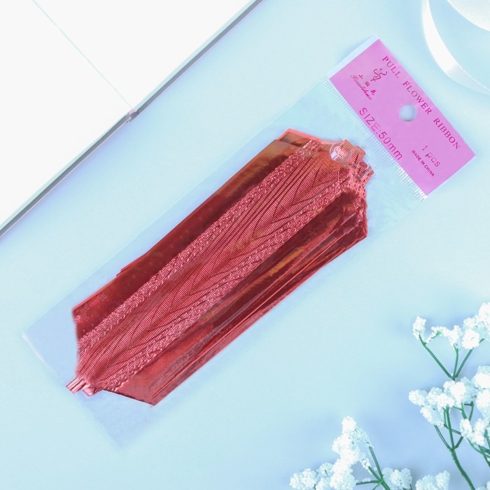 Бант-шар №5 полоса, красный Бант-шар №5 полоса, красный