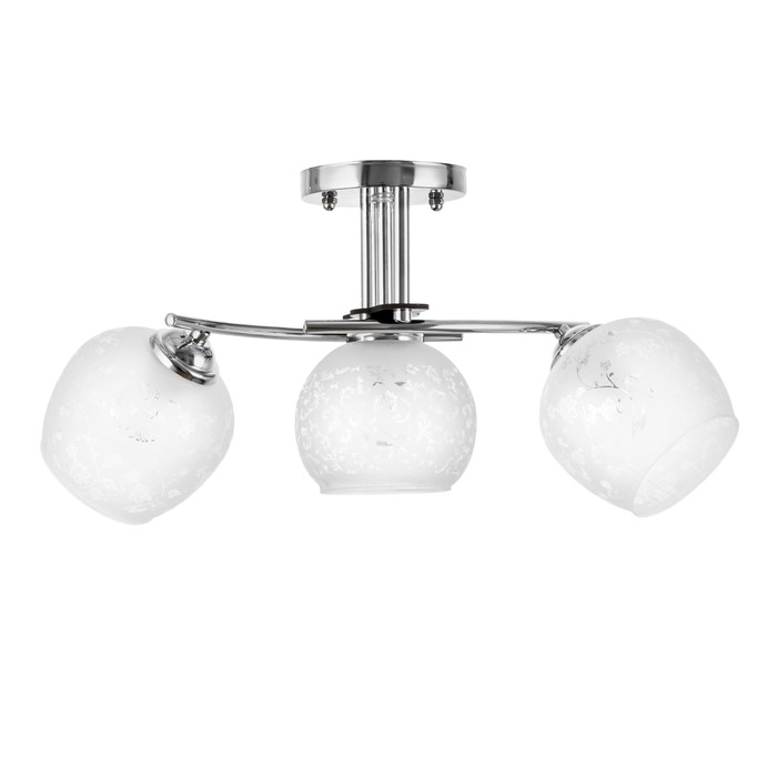 Люстра Люстра "Луис" 3xE27 40Вт хром 55x17x24см