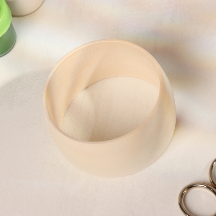 Заготовка для творчества Браслет выпуклый, 4хd7,5(6,5) см Заготовка для творчества Браслет выпуклый, 4хd7,5(6,5) см