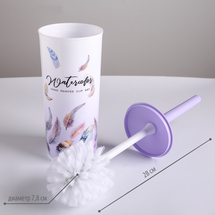 Набор аксессуаров для ванной комнаты «Лёгкость пера», 6 предметов (мыльница, дозатор, 2 стакана, ёрш, ведро), цвет белый Набор аксессуаров для ванной комнаты «Лёгкость пера», 6 предметов (мыльница, дозатор, 2 стакана, ёрш, ведро), цвет белый