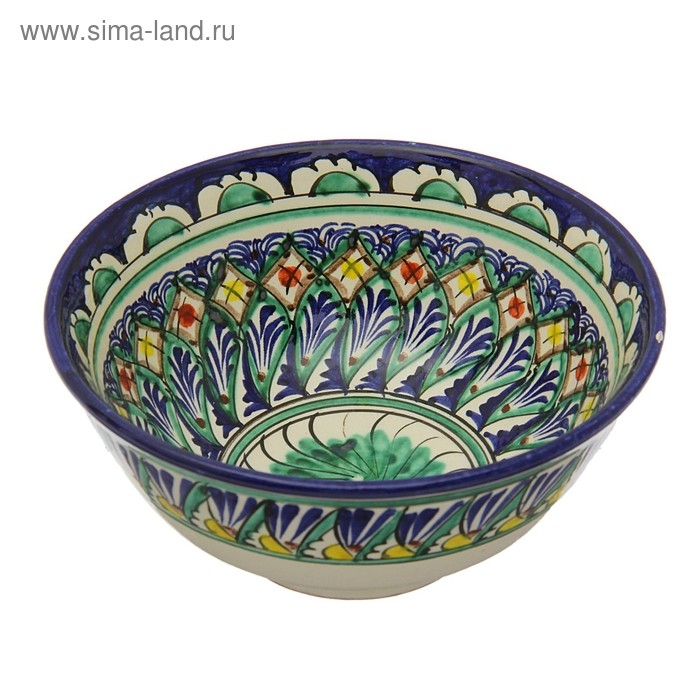 Коса Риштанская Керамика  Коса Риштанская Керамика "Узоры" 15 см, малая, микс