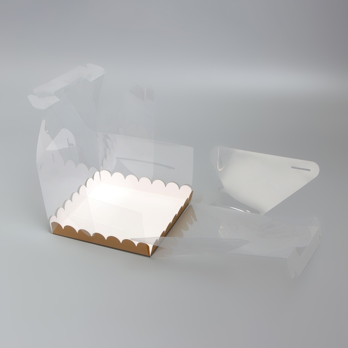 PVC Коробка для торта 20 х 20 х 15 см PVC Коробка для торта 20 х 20 х 15 см