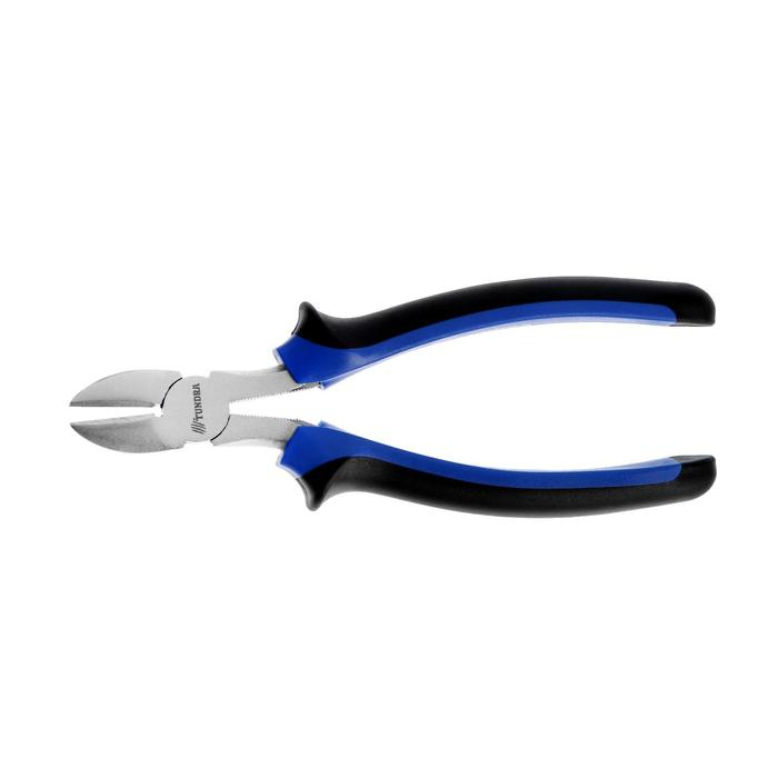 Бокорезы ТУНДРА, CrV, никелированные, двухкомпонентные рукоятки, 200 мм Бокорезы ТУНДРА, CrV, никелированные, двухкомпонентные рукоятки, 200 мм