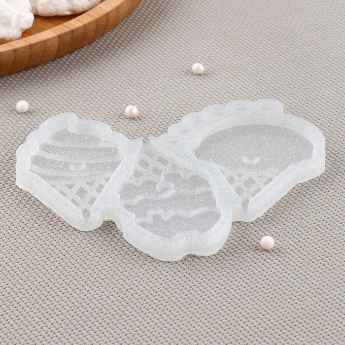 Силиконовый молд для леденцов и шоколада «Мороженое микс», 7,5×4, 7,5×5 см, цвет прозрачный Силиконовый молд для леденцов и шоколада «Мороженое микс», 7,5×4, 7,5×5 см, цвет прозрачный