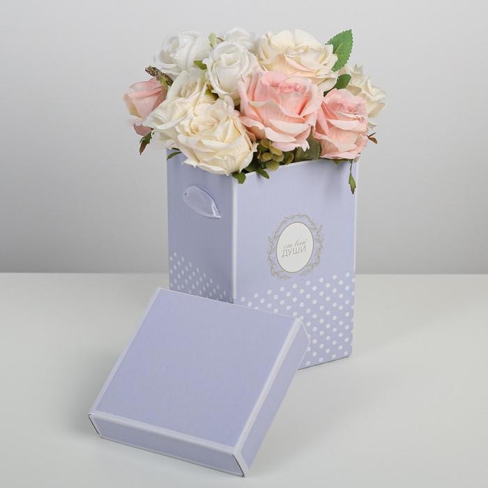 Коробка подарочная складная «От всей души», 10 х 18 см Коробка подарочная складная «От всей души», 10 х 18 см