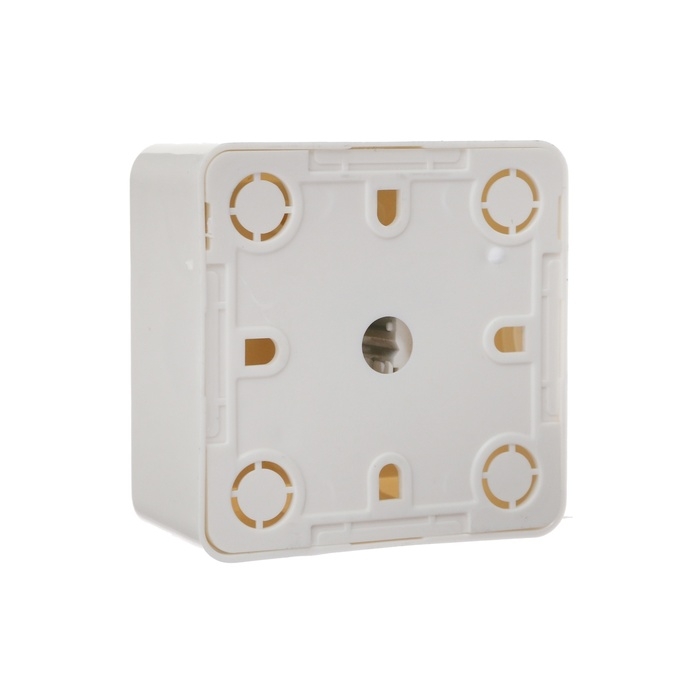 Розетка компьютерная одноместная Luazon Lighting  Розетка компьютерная одноместная Luazon Lighting "Лига", накладная, белая