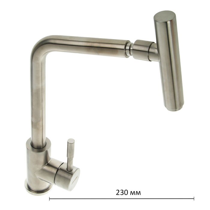 Cмеситель для кухни Accoona A4490-1, однорычажный, нержавеющая сталь Cмеситель для кухни Accoona A4490-1, однорычажный, нержавеющая сталь