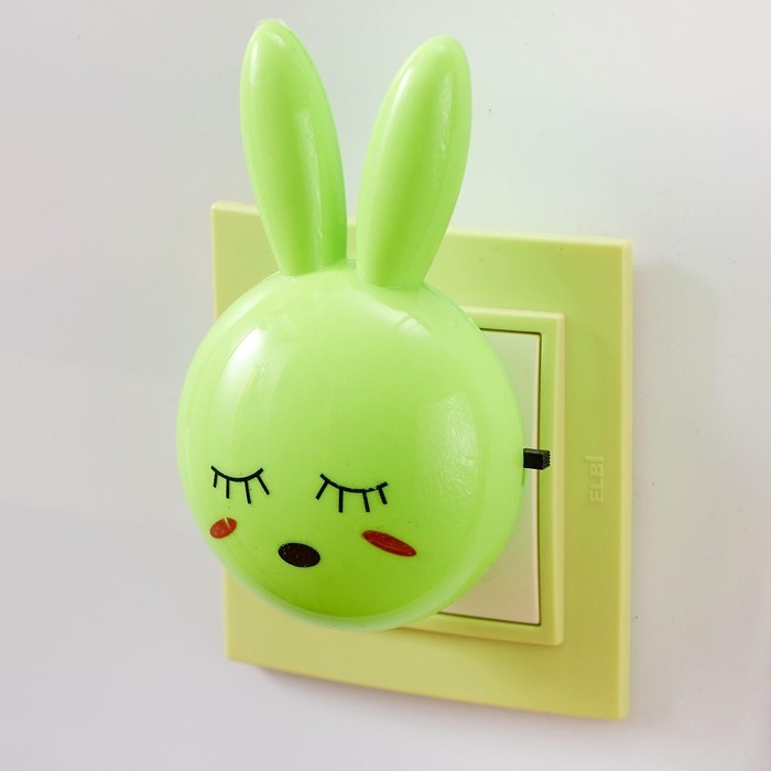 Ночник "Зайчик" 1Вт МИКС 5х7х11 см.