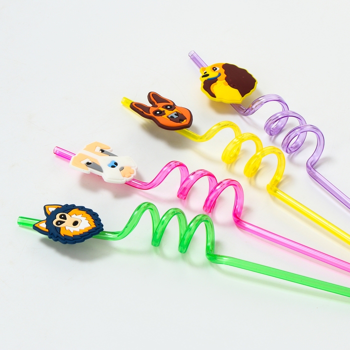 Трубочки для коктейля «Собачки», набор 4 шт. Трубочки для коктейля «Собачки», набор 4 шт.