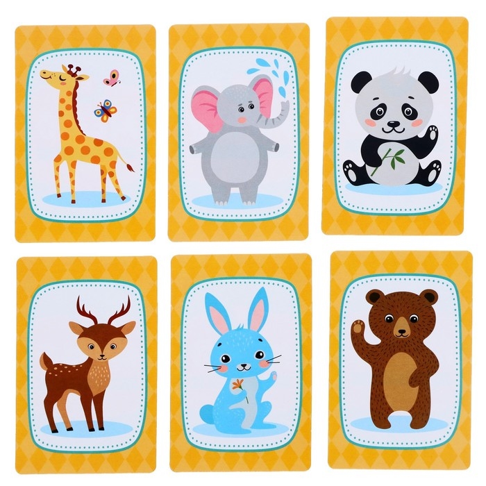 Настольная игра «МЕМО. Животные» Настольная игра «МЕМО. Животные»