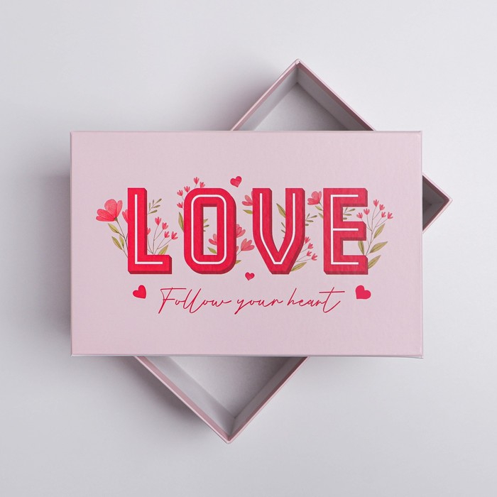 Набор коробок 6 в 1, упаковка подарочная, «Love», 20 х 12.5 х 7.5 ‒ 32.5 х 20 х 12.5 см