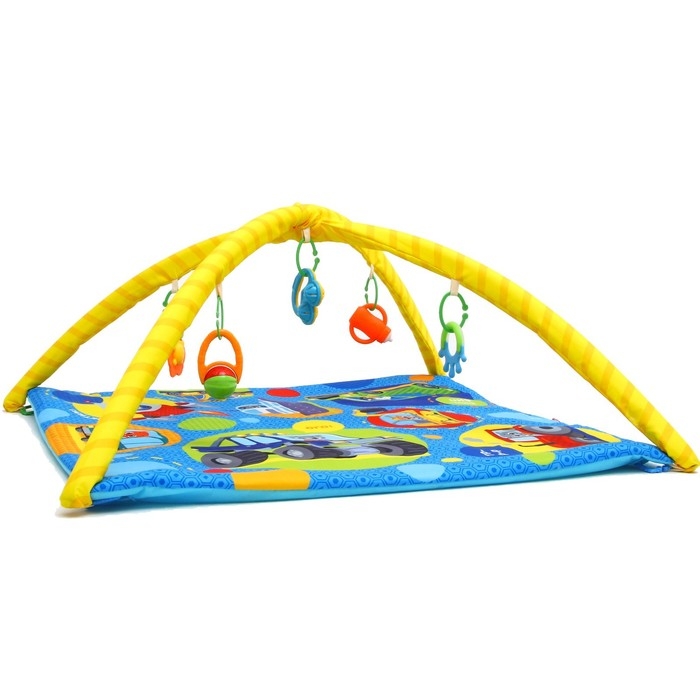 Развивающий коврик с дугами «Транспорт», 85х85 см, Крошка Я Развивающий коврик с дугами «Транспорт», 85х85 см, Крошка Я