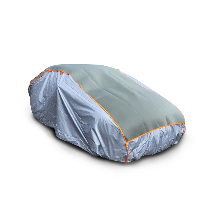 Тент автомобильный с защитой 5 мм, от града, снега, полиэстер, XL, 530×180×120 Тент автомобильный с защитой 5 мм, от града, снега, полиэстер, XL, 530×180×120