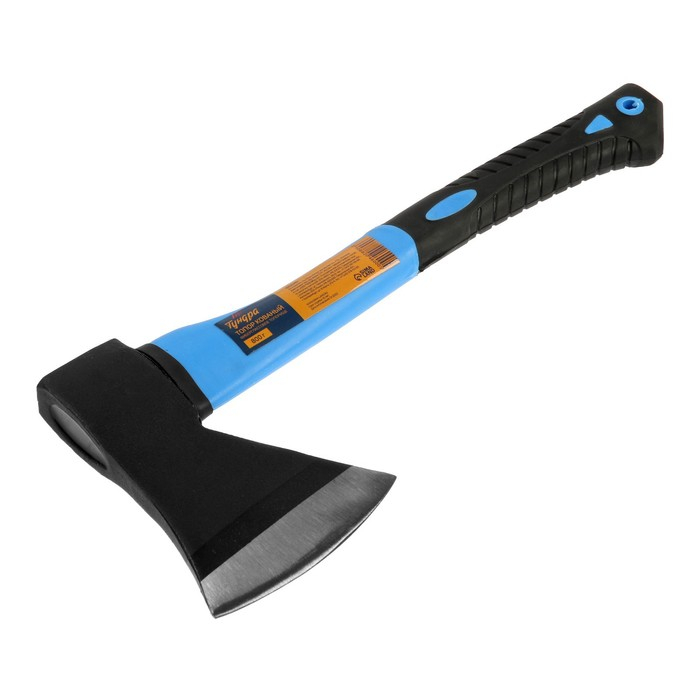 Топор кованый ТУНДРА, фиберглассовое обрезиненное топорище 38 см, 800 г Топор кованый ТУНДРА, фиберглассовое обрезиненное топорище 38 см, 800 г